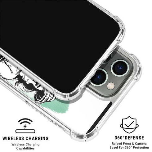 Disney Princess Ariel Sketch Art iPhone 16 Pro Clear Case